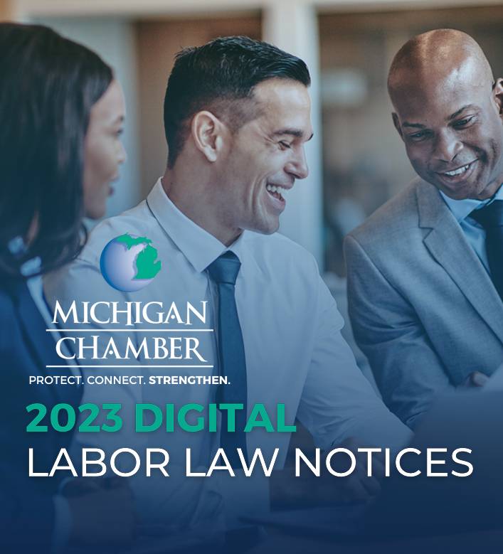 2023 Michigan Labor Laws poster cover photo